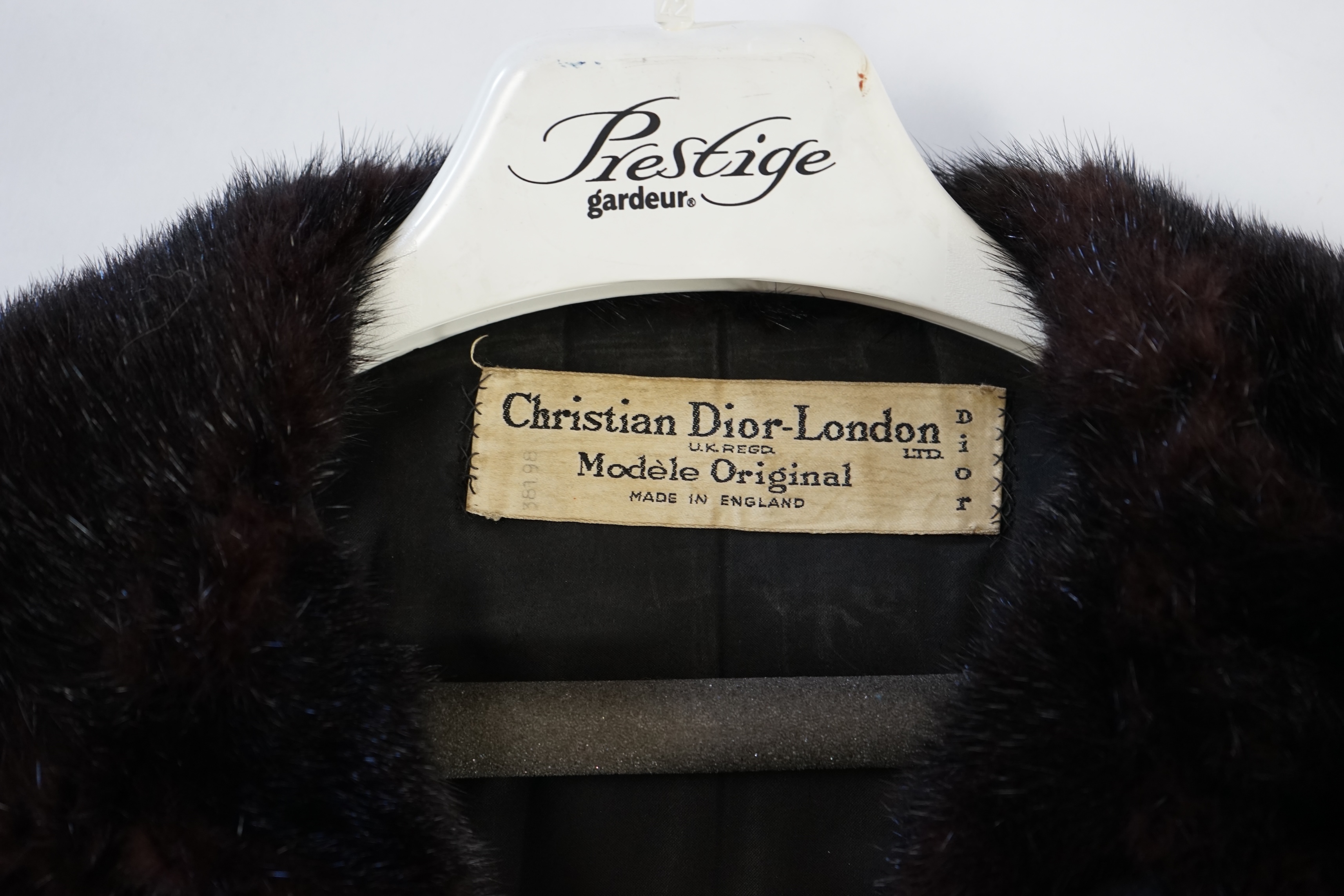 A vintage Christian Dior fur jacket.